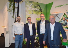 Timo Spruijt, Arjen Janmaat, Arjen van Dijk, and Joachim Keus. Joachim was on the road all week: From Poland for customer visits to Berlin.